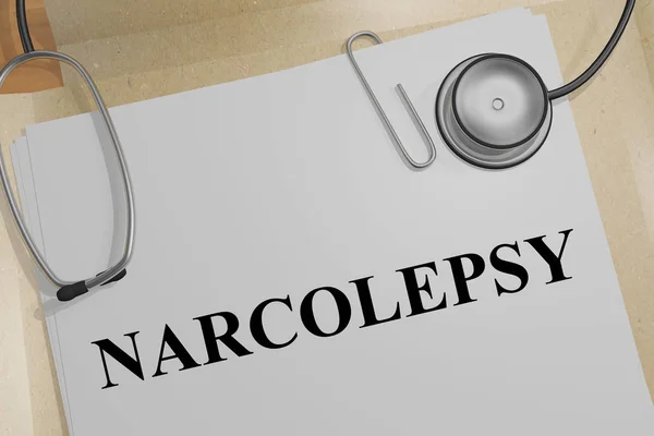 NARCOLEPSY - medical concept — Stock Photo, Image