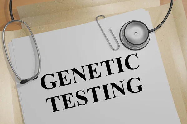 Genetisk testning koncept — Stockfoto