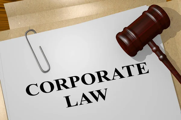 Корпоративне право концепції — стокове фото