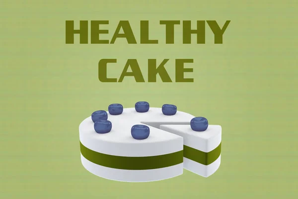 HEALTHY CAKE concept