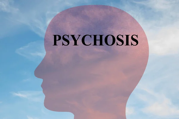 PSYCHOSE - concept mental — Photo