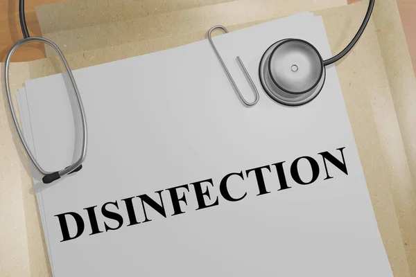 Desinfektion - medicinska begrepp — Stockfoto
