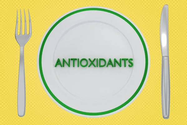 ANTIOXIDANTES - concepto de salud — Foto de Stock