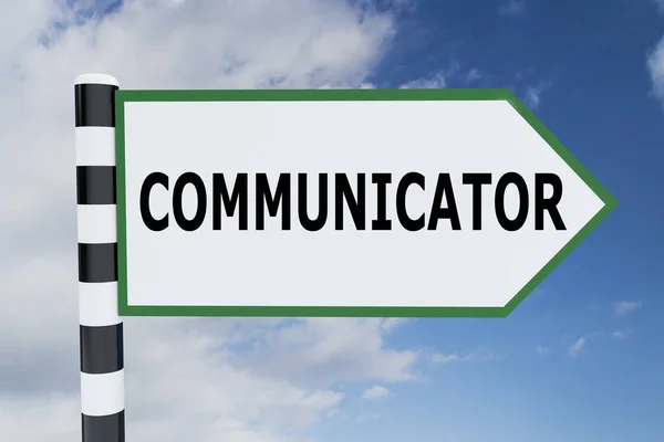 Communicator - Kommunikationskonzept — Stockfoto