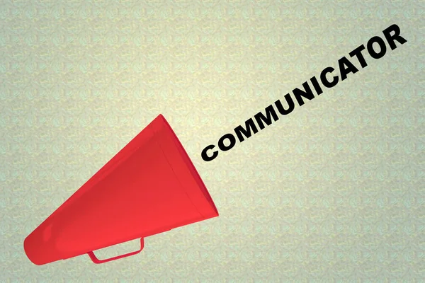 Communicator - Kommunikationskonzept — Stockfoto