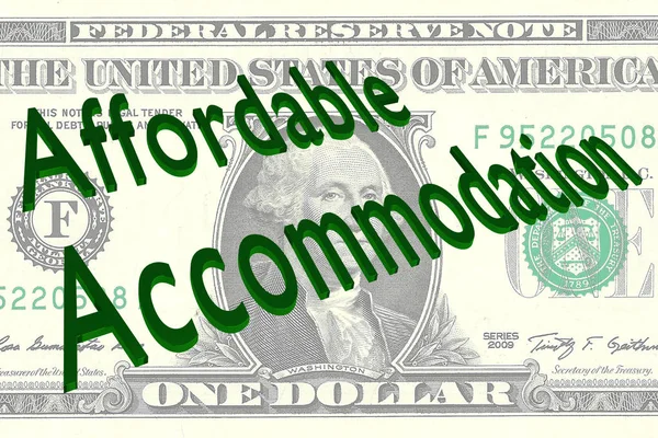 Affordable Accommodation concept — Stock Photo, Image