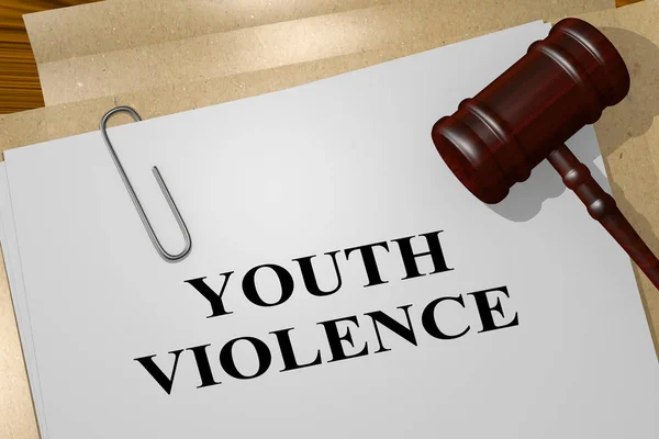 Νεολαίας βία έννοια — Φωτογραφία Αρχείου