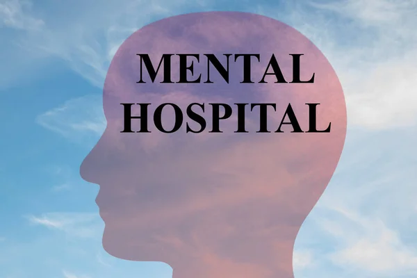 Psychiatrisch ziekenhuis concept — Stockfoto