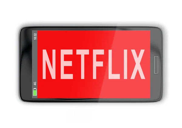 NETFLIX - concepto de medios —  Fotos de Stock