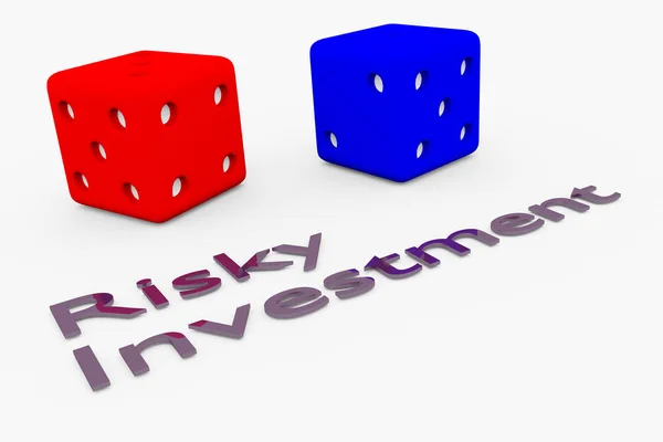 Concetto di investimento rischioso — Foto Stock