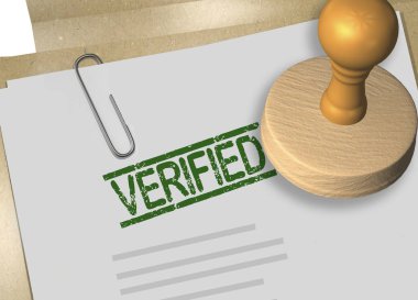 Onaylı damga başlık işletme belgesi veya sözleşme 3D çizimi