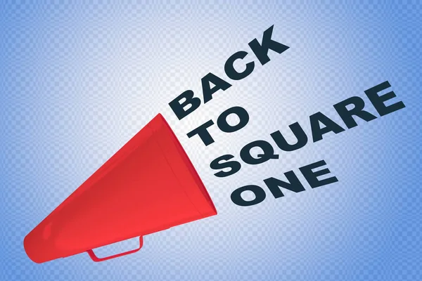 Back To Square One concept — Stockfoto