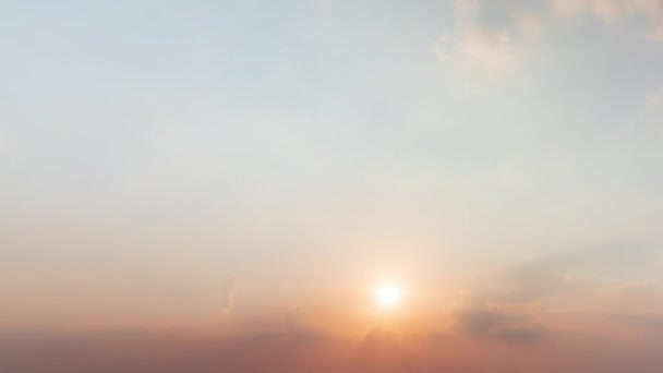 Antecedentes Naturaleza Escena Time Lapse Cielo Nube Puesta Sol — Vídeos de Stock