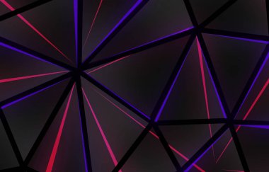 üçgenler ile koyu arka plan