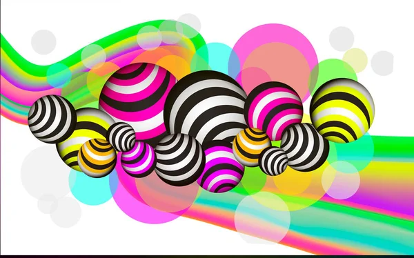 Různobarevné Balónky Abstraktní Pozadí — Stock fotografie