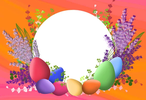 Abstract Background Easter Eggs — Stock Photo, Image