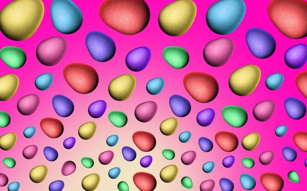 复活节彩蛋的抽象背景 — 图库照片