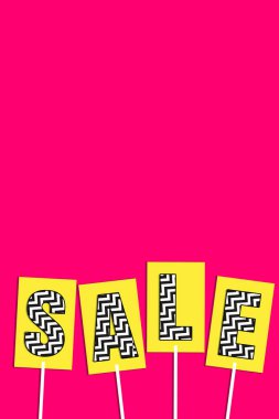 Afiş indirimler, parlak arka plan