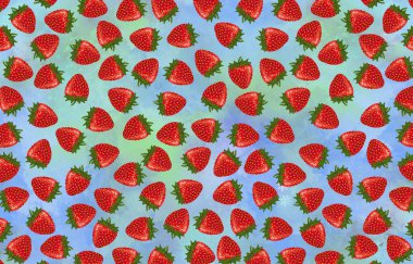 Arka plan ile çilek 002