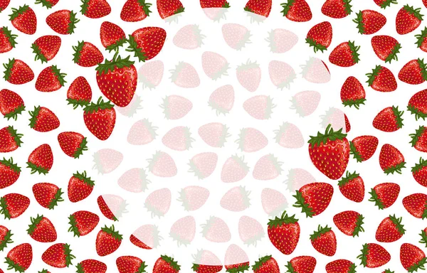 Fondo Con Fresas 002 — Foto de Stock