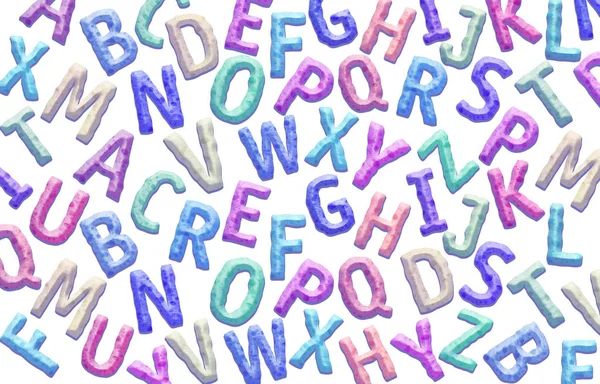 Background Alphabet English Letters — Stock Photo, Image