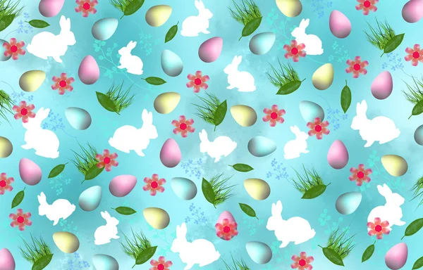 Easter Background Pattern 001 — Stock Photo, Image