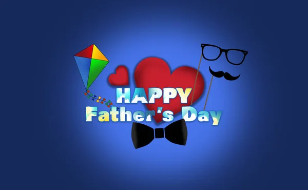 Boldog Apák Napját Üdvözlőkártya — Stock Fotó