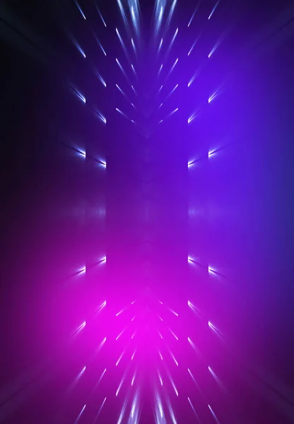 Ultraviolet Abstract Licht Diode Tape Lichtlijn Violet Roze Verloop Moderne — Stockfoto