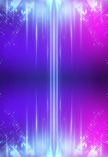 Ultraviolet Abstract Light Diode Tape Light Line Violet Pink Gradient — 스톡 사진