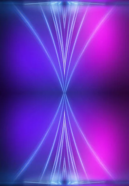 紫外线的抽象光 二极管磁带 紫罗兰和粉色梯度 现代背景 霓虹灯 空荡荡的舞台聚光灯霓虹灯 摘要光 — 图库照片