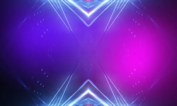 Ультрафіолетове Абстрактне Світло Діодна Стрічка Легка Лінія Фіолетовий Рожевий Градієнт — стокове фото