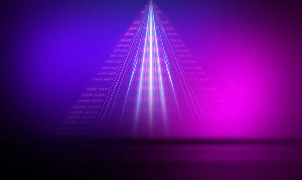 Υπεριώδες Αφηρημένο Φως Ταινία Διόδου Γραμμή Φωτός Βιολέτα Και Ροζ — Φωτογραφία Αρχείου
