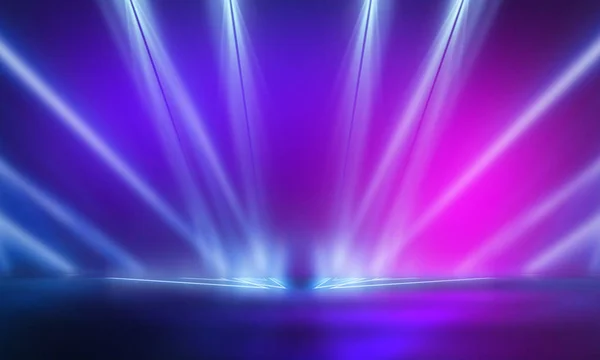 Ultraviolet Abstract Licht Diode Tape Lichtlijn Violet Roze Verloop Moderne — Stockfoto