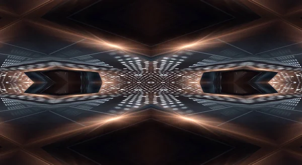 Предыстория Пустой Сцены Пустой Темный Современный Абстрактный Неоновый Фон Свет — стоковое фото