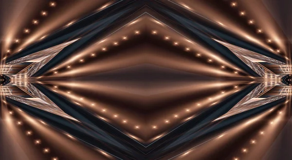 Boş Gösteri Sahnesinin Arkaplanı Boş Karanlık Modern Soyut Neon Arkaplan — Stok fotoğraf