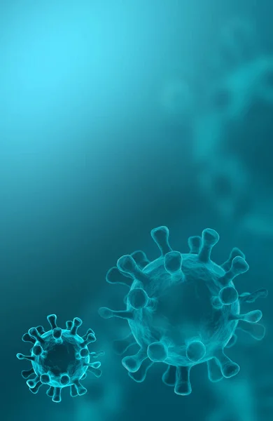 Covid Abstraktionshintergrund Mit Elementen Des Virus Die Epidemie Der Viruserkrankungen — Stockfoto