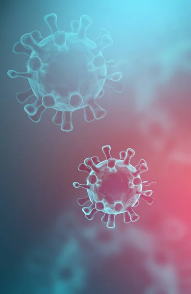 Covid Sfondo Astrazione Con Elementi Del Virus Epidemia Malattie Virali — Foto Stock