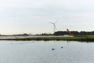 Sabah İnşaat Alanı Rüzgar Türbini