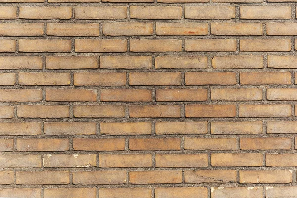 Brown Bricks Laid Perfectly In The Sun — Stock Photo, Image