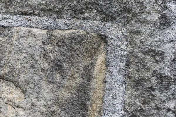 Alte Steine durch Mörtel zusammengefügt — Stockfoto