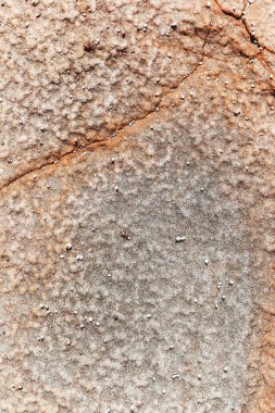 Turuncu deniz kıyısı kaya dokusu erozyon yıllarından kalma