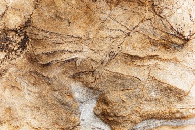 Turuncu boyalı taş yüzey dokusu