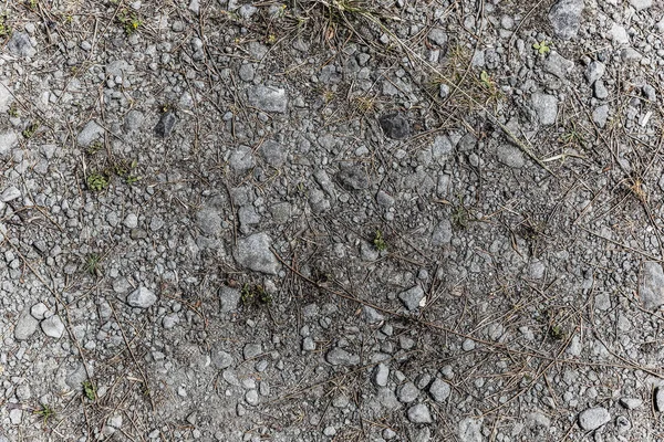 Textura polvorienta de color gris en camino de piedra —  Fotos de Stock