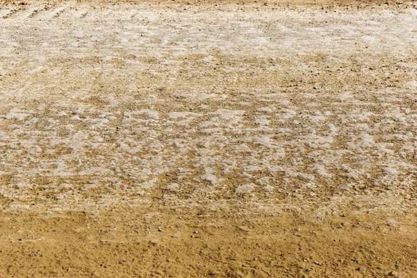 Trockene Straßenstruktur nach jahrelangem Gebrauch — Stockfoto