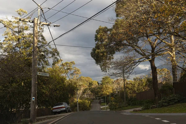 Avustralya arka sokağında zıt öğleden sonra — Stok fotoğraf