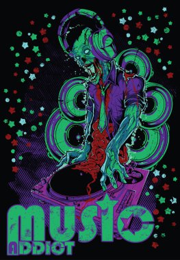 Müzik bağımlısı canavar tasarımı