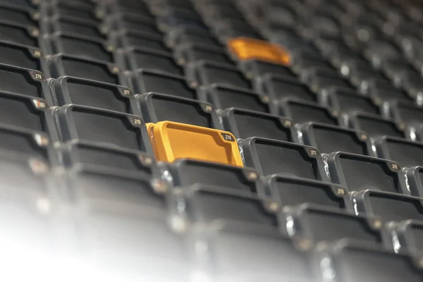 斯德哥尔摩菲姆赛道大奖赛椅子的抽象视图 — 图库照片