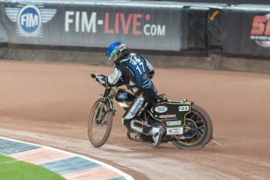 Kim Nilsson Stockholm Fim Speedway Grand Pr ilk sıcağında