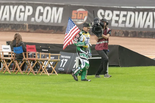 Greg Hanccock dopo la presentazione a Stoccolma FIM Speedway G — Foto Stock