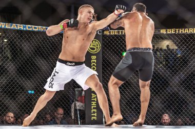 Oliver Enkamp vs Rickson Pontes mücadele 